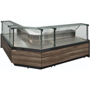 Витрина нейтральная Carboma GC111 N 1,25-1 (1008 (Темный дуб)) (без боковин) - Изображение 3