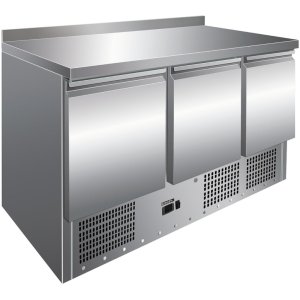 Стол холодильный среднетемпературный Cooleq S903 TOP S/S с бортом