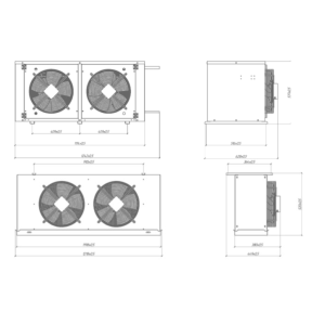 Сплит-система холодильная низкотемпературная Intercold LCM 447 FT (опция -30° С) - Изображение 4