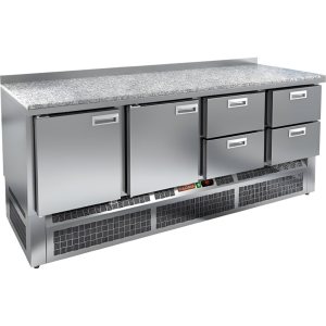 Стол холодильный среднетемпературный HiCold GNE 1122/TN камень