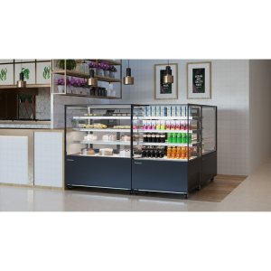 Витрина кондитерская Carboma KC78-130 VV 0,9-1 (9005) - Изображение 3