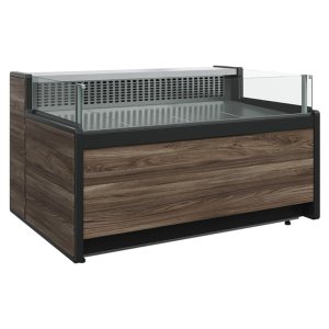 Витрина холодильная Carboma GC111 SM 2,0-2 (открытая) (1008 Темный дуб)