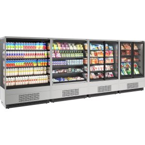 Горка холодильная Carboma FC20-07 VM 1,9-2 (версия 2.0) (ночная шторка) (9006-9005) - Изображение 3