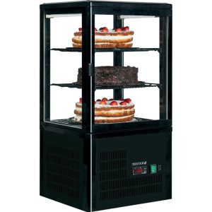 Витрина холодильная настольная TEFCOLD UPD80 BLACK черная - Изображение 2